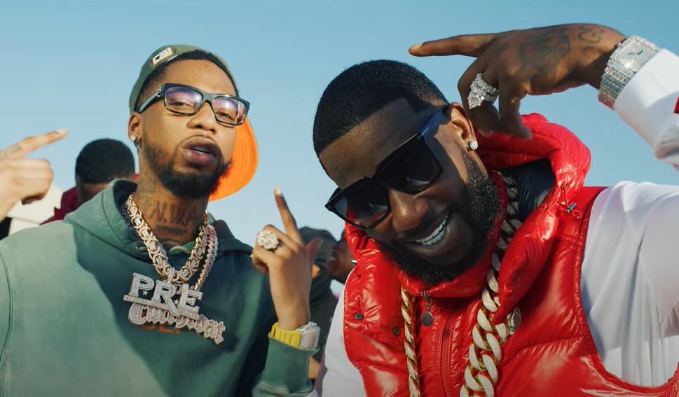 Gucci Mane drops a new music video called Blood All On It (feat. Key Glock & Young Dolph)